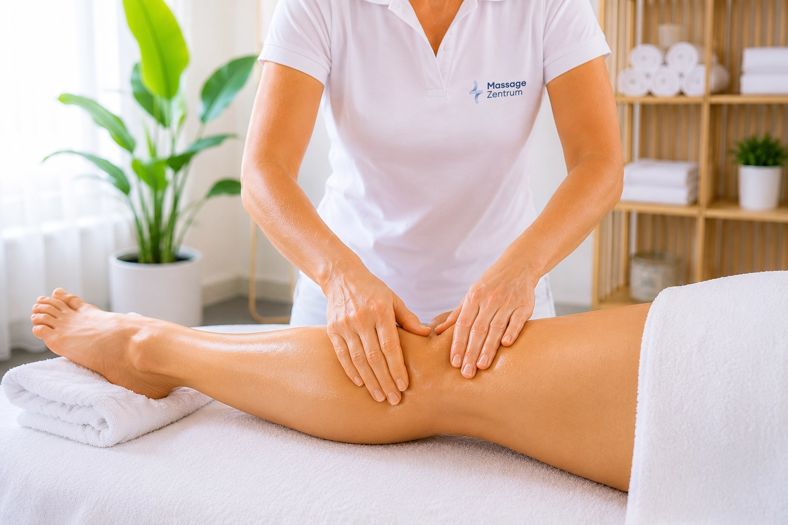 Manuelle Lymphdrainage bei Schwellung im Massage Zentrum Biel