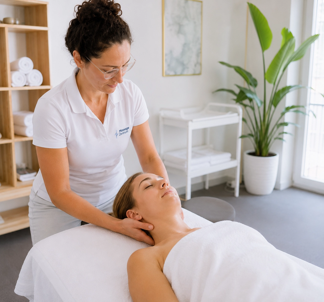 Nackenbehandlung im Massage Zentrum Biel an der Reitschulstrasse